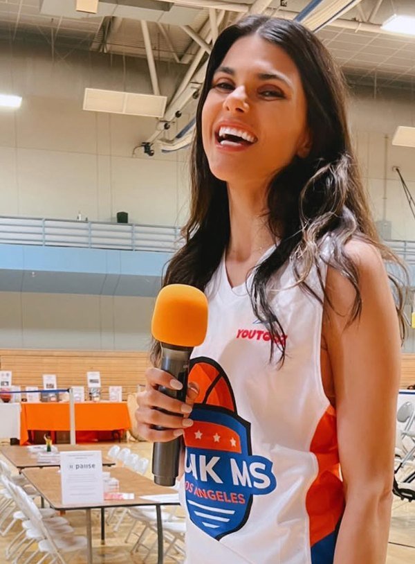 Nicole Pedra hosting Dunk MS Los Angeles