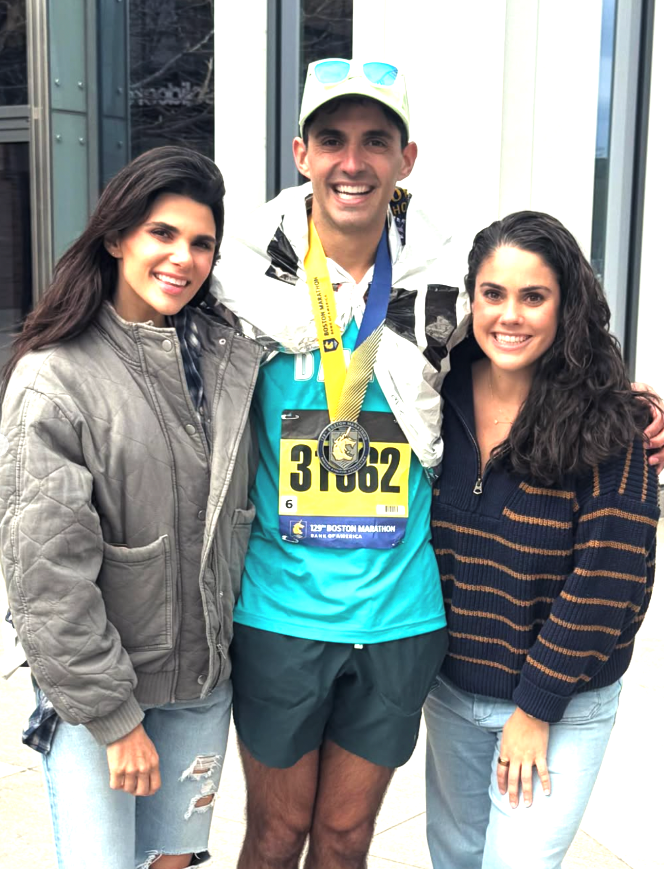 David with family after Boston Marathon